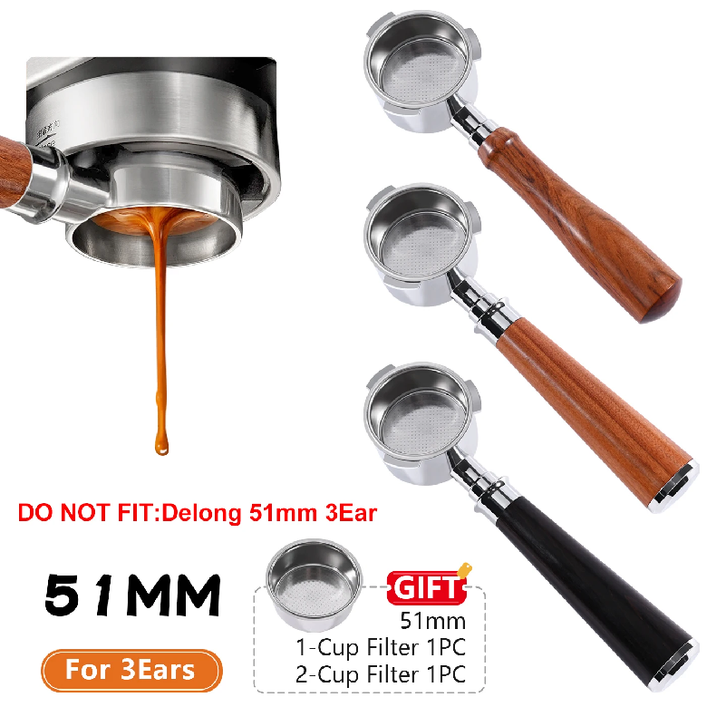 Coffee Equipment Wholesale - فلتر قهوة بدون قاع 51 ملم