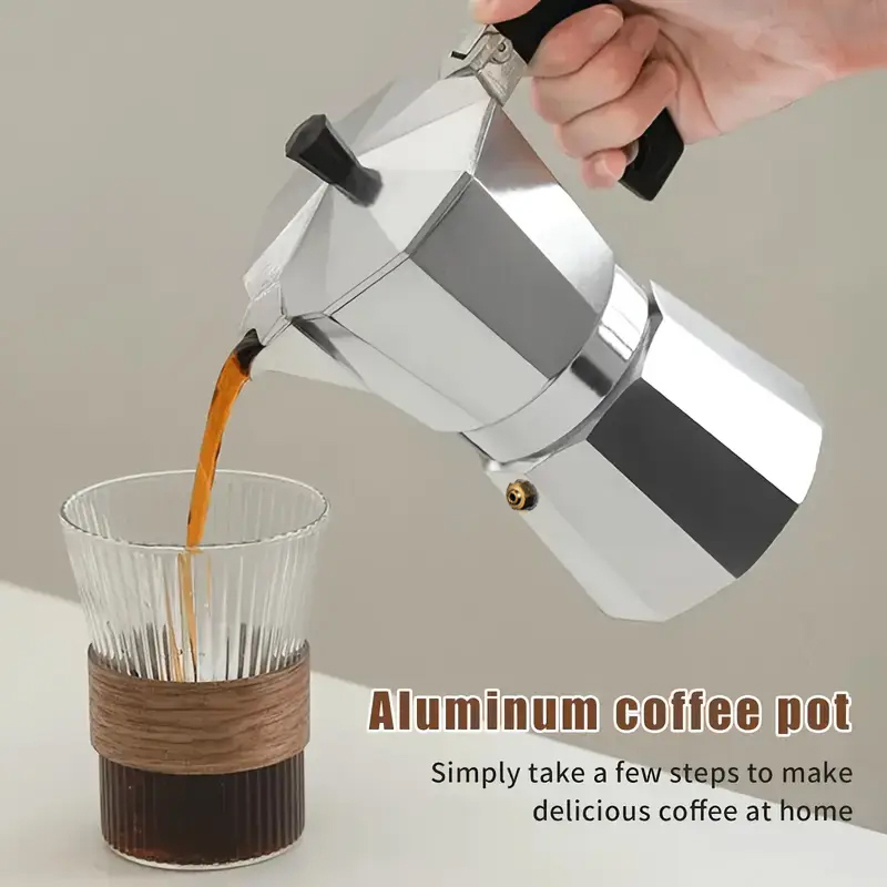 Coffee Equipment Wholesale - وعاء موكا كلاسيكي من الألومنيوم سعة