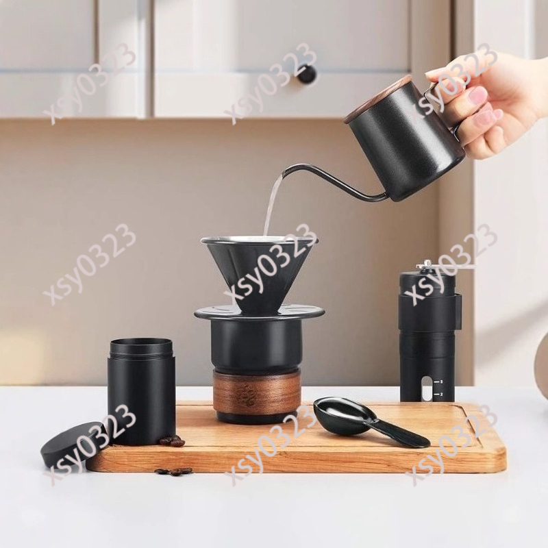 طقم قهوة محمول للصب اليدوي، مع - مراجعة Coffee Equipment And Tools وسعره